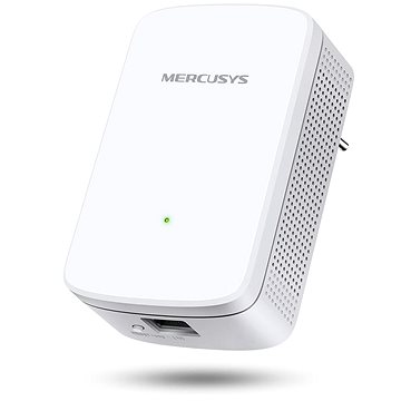 Mercusys Repetidor Extensor de Red WiFi - Hasta 300Mbps - 1x RJ-45, Boton WPS