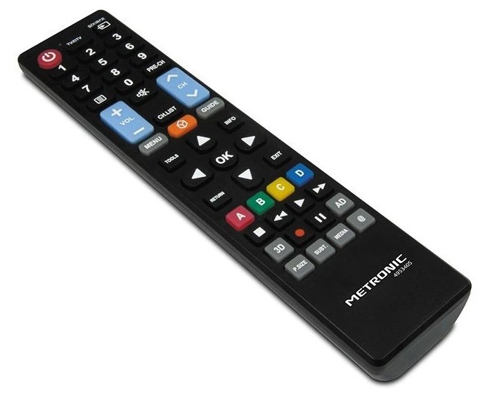 Metronic  Mando a Distancia  Universal TV 5 en 1 - Color Negro
