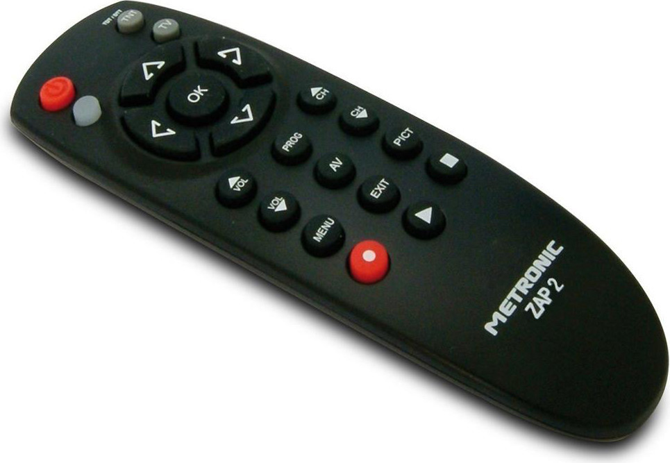 Metronic Mando a Distancia  Universal ZAP 2 Para TV + TDT - Color Negro