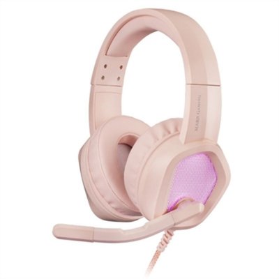Mars Gaming MH320 Auriculares Gaming con Microfono Plegable - Iluminacion RGB - Diadema Ajustable - Almohadillas Acolchadas - Control en Cable - Cable Trenzado de 2m