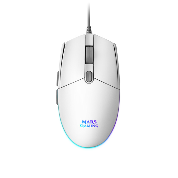 Mars Gaming MMG Raton Gaming USB 3200dpi -  Iluminacion RGB Flow - 5 Botones - Uso Diestro - Cable de 1.60m