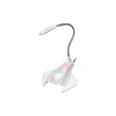 Mars Gaming MMiC Microfono de Mesa con Cuello Flexible USB - Iluminacion RGB - Boton Silencio - Cable de 1.50m
