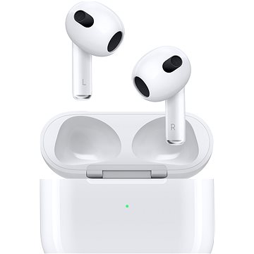 Apple AirPods 3ª Gen Auriculares Inalambricos Bluetooth 5.0 - 2 Microfonos - Control de Sensor de Presion - Autonomia hasta 6h