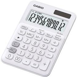 Casio MS-20UC Calculadora de Sobremesa Pequeña - Pantalla LCD de 12 Digitos - Alimentacion Solar y Pilas - Color Rosa