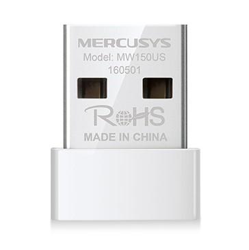 Mercusys Adaptador USB Nano Inalambrico N150 - USB 2.0 - Hasta 150Mbps