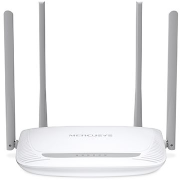 Mercusys Router Inalambrico N 300Mbps - 4 Puertos 10/100Mbps - 4 Antenas 5dBi - Tecnologia 2x2 MIMO - Hasta 500m2 cobertura WiFi