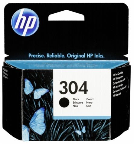 HP 304 Negro Cartucho de Tinta Original - N9K06AE