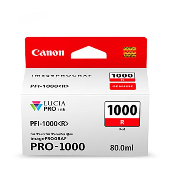 Canon PFI1000 Rojo Cartucho de Tinta Original - PFI1000R/0554C001