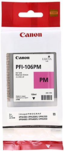 Canon PFI106 Magenta Photo Cartucho de Tinta Original - PFI106MC/6626B001