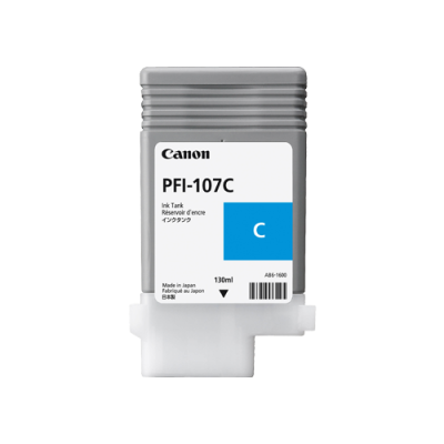 Canon PFI107 Cyan Cartucho de Tinta Original - PFI107C/6706B001
