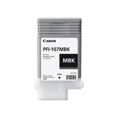 Canon PFI107 Negro Mate Cartucho de Tinta Original - PFI107MBK/6704B001