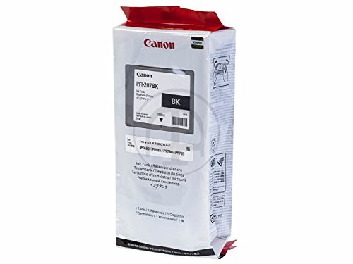 Canon PFI207 Negro Cartucho de Tinta Original - PFI207BK/8789B001