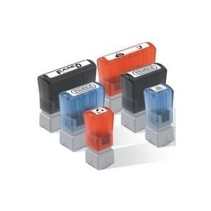 Brother PR1212R6P Pack de 6 Monturas de Sellos Originales - 12x12mm - Color Rojo