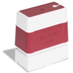 Brother PR1850R6P Pack de 6 Monturas de Sellos Originales - 18x50mm - Color Rojo