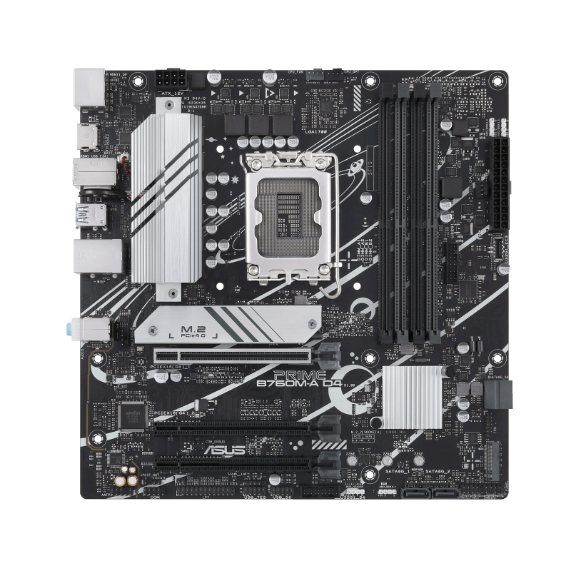 Asus Prime B760M-A D4 CSM Placa Base Intel LGA1700 4x DDR4 - HDMI, M.2, PCIe3.0, 4x Sata III, USB 3.2, MicroATX
