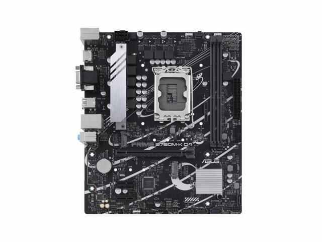 Asus Prime B760M-K D4 Placa Base Intel 1700 2x DDR4 - HDMI, VGA, M.2, PCIe 4.0, 4x Sata III, USB 3.2, Aura Sync, MicroATX
