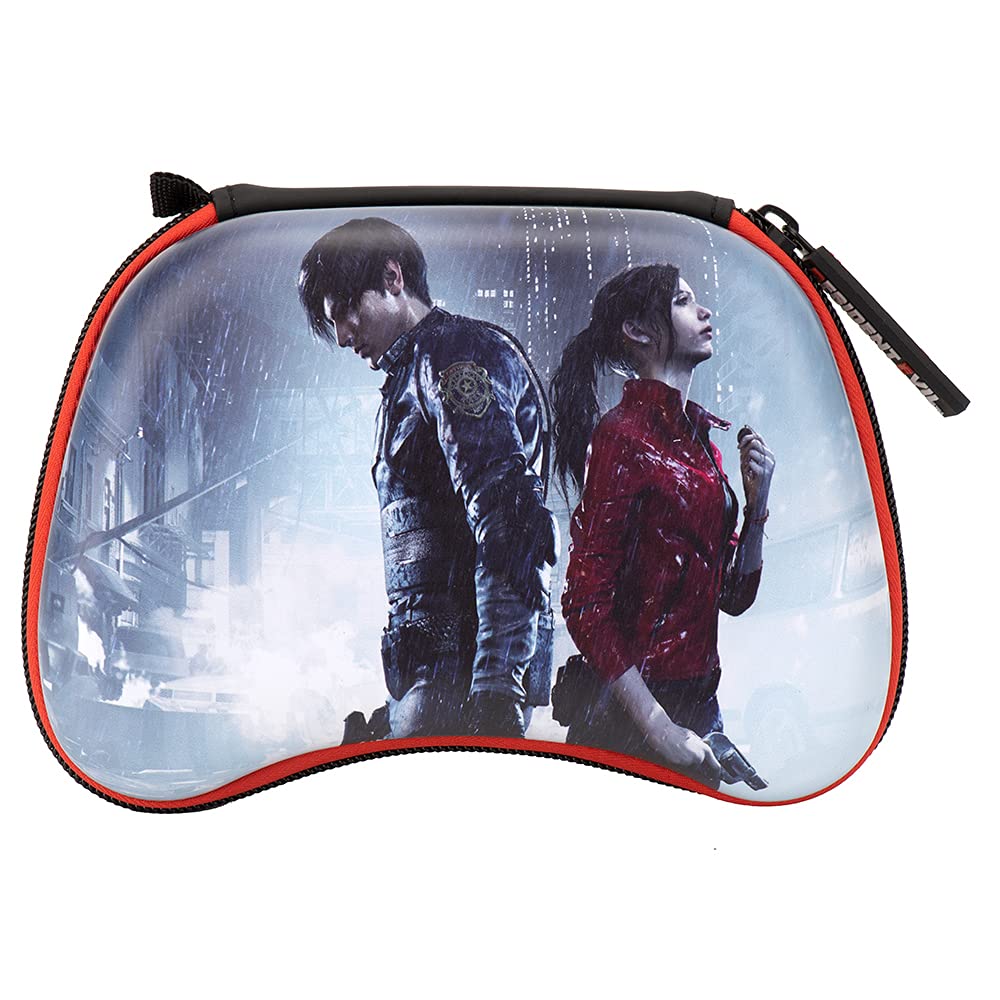 FR-TEC Estuche para Mando Resident Evil - Compatible con DualSense?, DualShock?, Mandos Xbox - Resistente y Ligero - Tirador de Cremallera - Material Interior Memory Foam - Proteccion contra Golpes