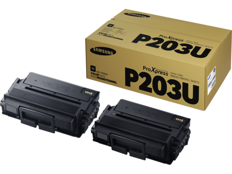 Samsung MLT-P203U Negro Pack de 2 Cartuchos de Toner Originales - SV123A