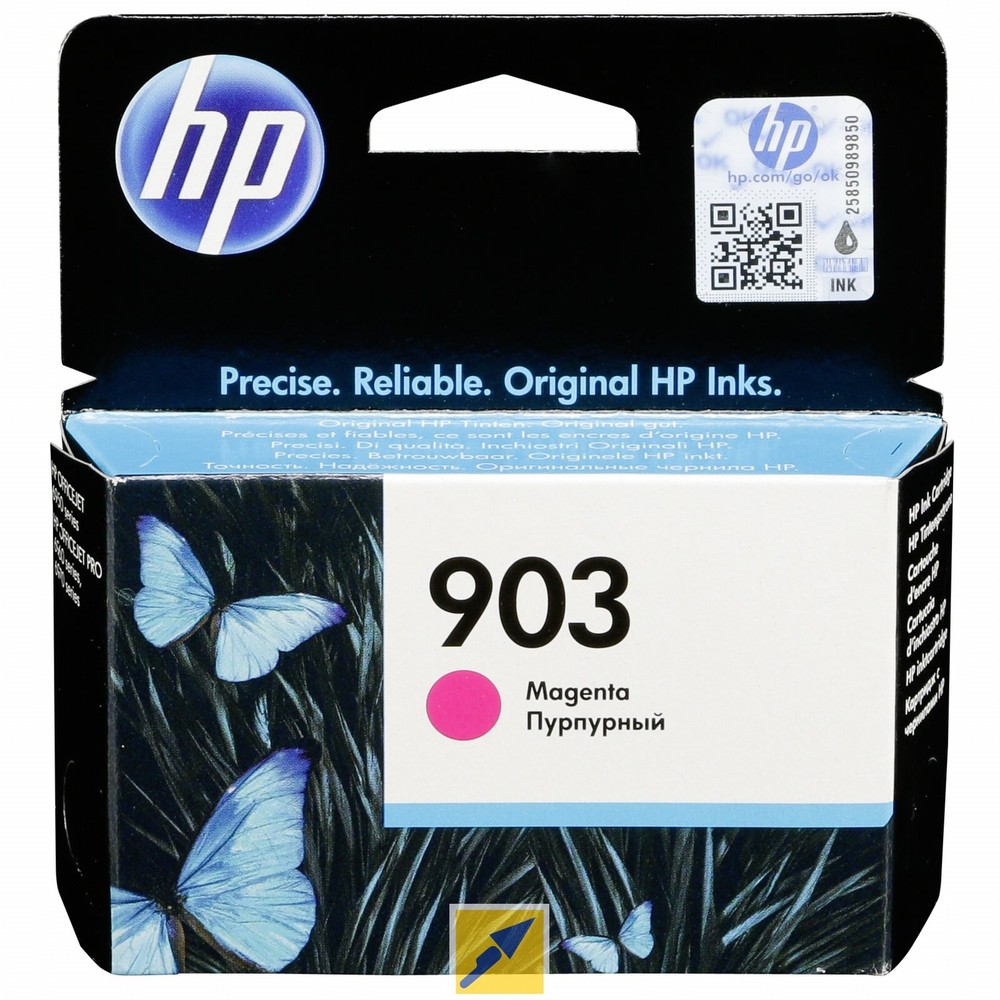HP 903 Magenta Cartucho de Tinta Original - T6L91AE