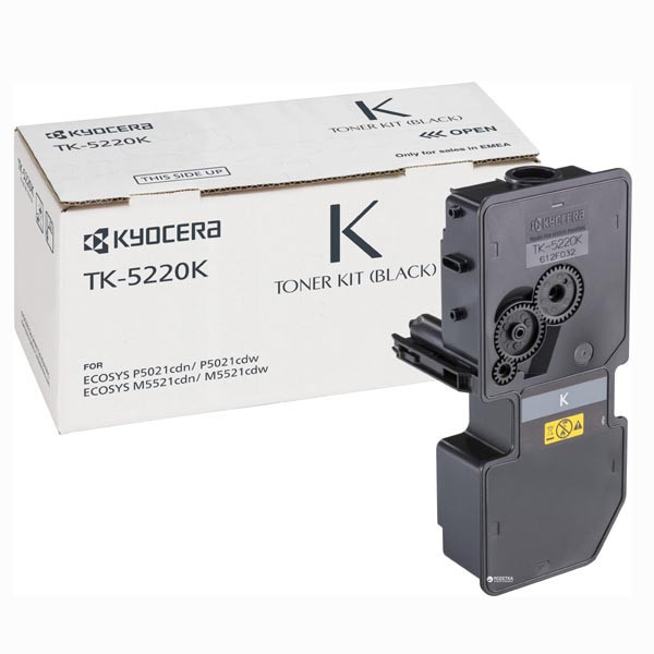Kyocera TK5220 Negro Cartucho de Toner Original - Reemplaza 1T02R90NL1/TK5220K