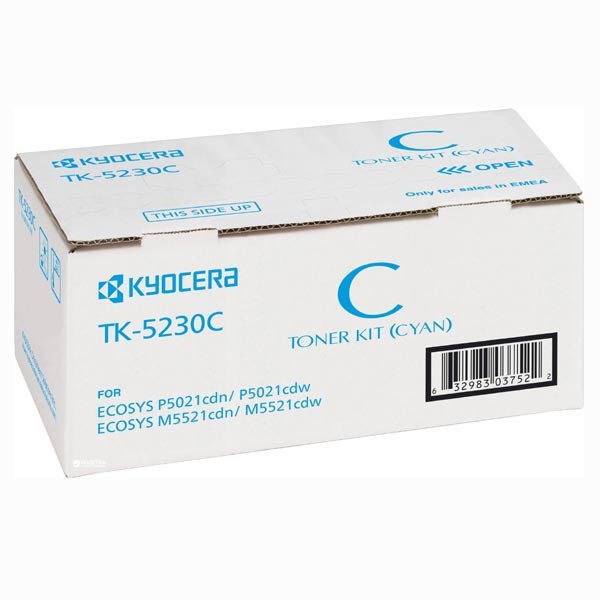 Kyocera TK5230 Cyan Cartucho de Toner Original - 1T02R9CNL0/TK5230C