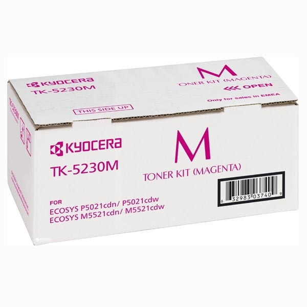 Kyocera TK5230 Magenta Cartucho de Toner Original - 1T02R9BNL0/TK5230M