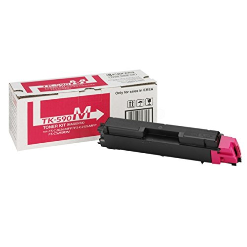 Kyocera TK590 Magenta Cartucho de Toner Original - 1T02KVBNL0/TK590M