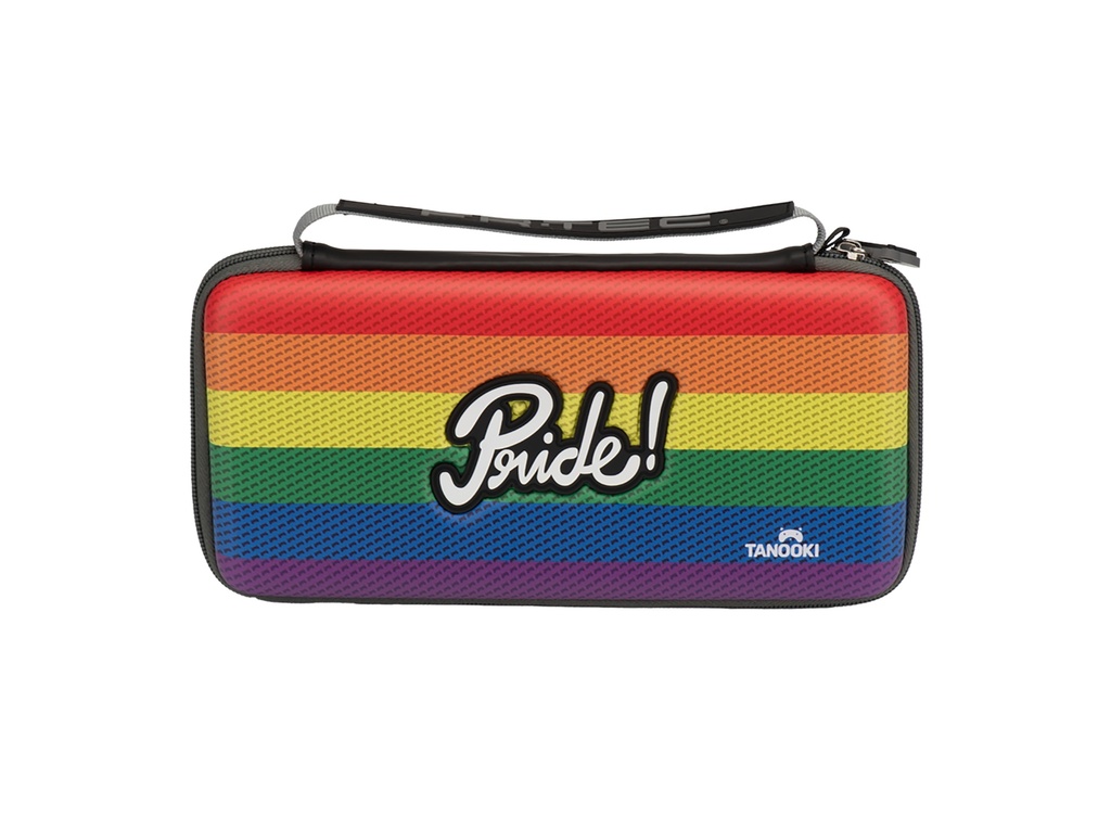 FR-TEC Funda de Transporte Tanooki Pride para Nintendo Switch - Diseño Rompedor - Olor a Frutas Tropicales - Espacio Especial para Juegos - Soporte para Consola - Color Varios
