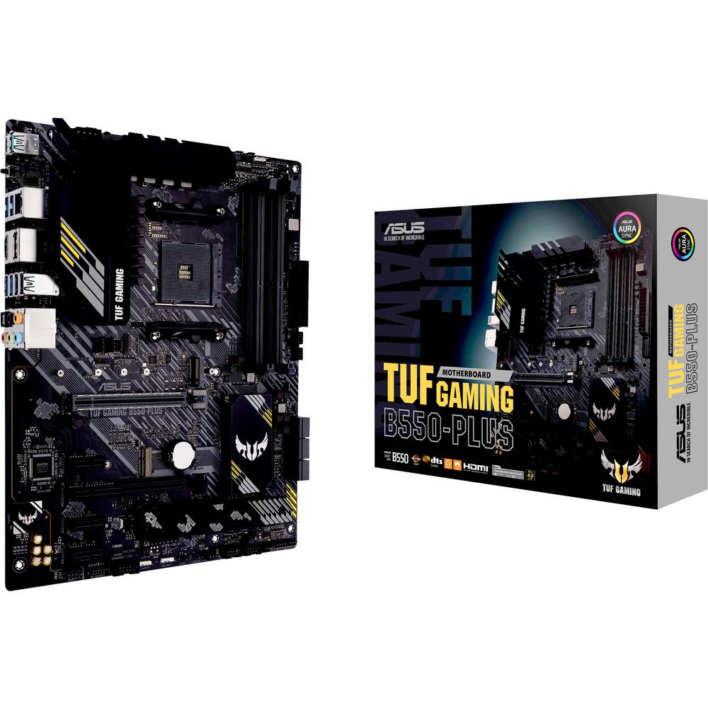 Asus TUF Gaming B550-Plus Placa Base AMD - HDMI, DisplayPort, PCIe 4.0, M2, Sata III, USB 2.0, 3.2, USB-C, RJ-45