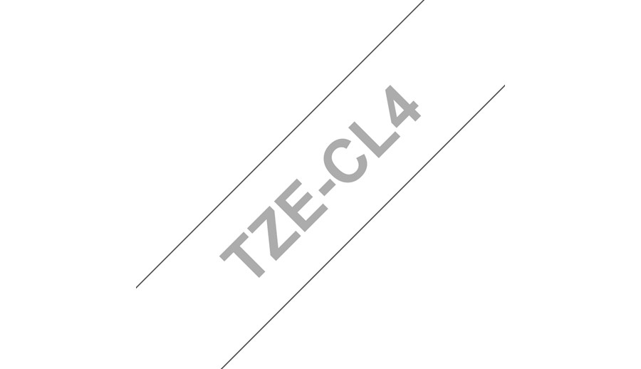 Brother TZeCL4 Cinta Laminada de Limpieza Original - Ancho 18mm-24mm x 100 usos