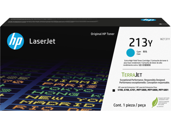 HP W2131Y Cyan Cartucho de Toner Original - 213Y