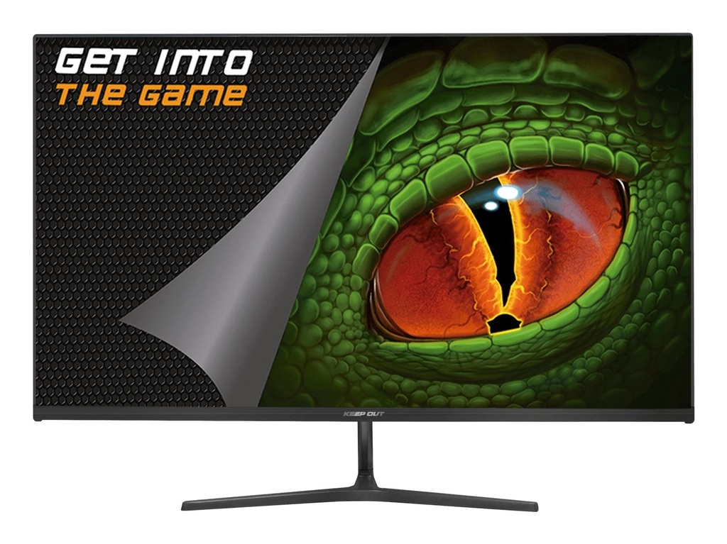 KeepOut Monitor Gaming 27" LED FullHD 1080p 200Hz - Respuesta 1ms - Angulo de Vision 178º - 16:9 - Altavoces 6W - HDMI 2.0, DisplayPort 1.4 - VESA 75x75mm