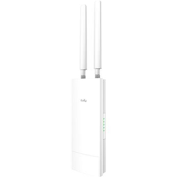 Cudy Punto de Acceso Exterior WiFi 6 Gigabit AX3000 - Velocidad hasta 1000Mbps - 1 Puerto - 2 Antenas Desmontables - Resistencia al Agua IP65 - Color Blanco