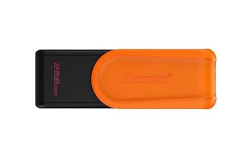 Kingston DataTraveler Exodia Memoria USB 256GB - USB 3.2 Gen 1 - Tapa Giratoria - Color Naranja