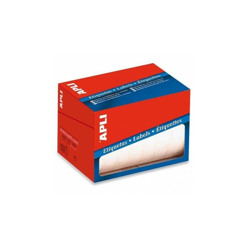 Apli Rollo Etiquetas Blancas Permanentes 53.0 x 100.0mm