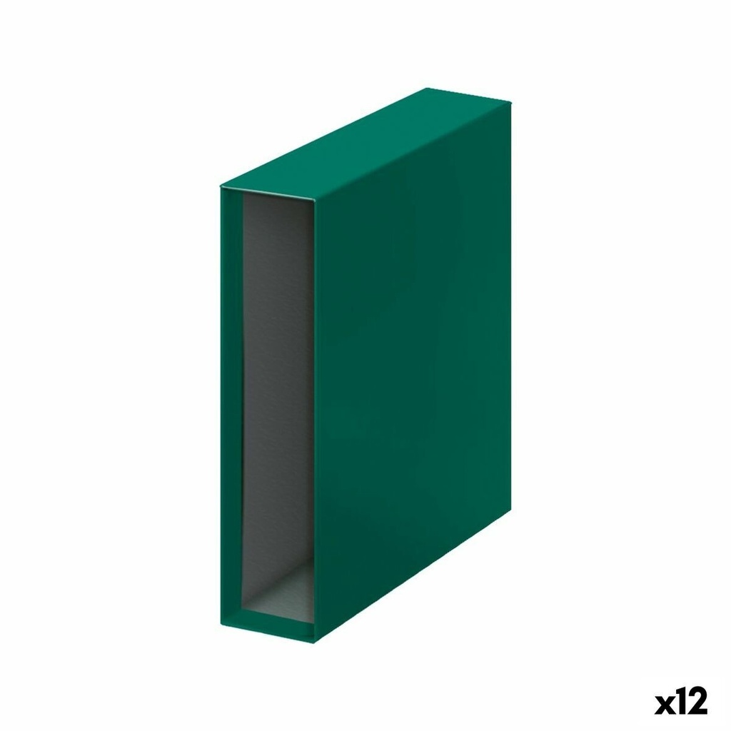 Dohe Archicolor Funda para Archivador de Palanca - Formato Folio - Carton Forrado - Color Verde