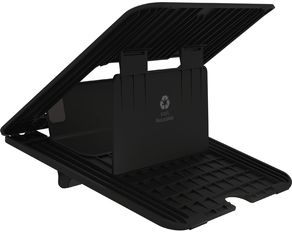 Fellowes Breyta Elevador para Portatiles hasta 14" - 12 Ajustes de Altura - Peso Max. 4kg - Fabricado con Materiales 100% Reciclables - Color Negro