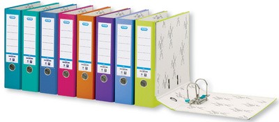 [100023251] Elba Rado Top Archivador Tamaño Folio - Con Palanca y Rado - Ancho de 50mm - Forrado Exterior de Plastico - Interior de Papel - Color Azul