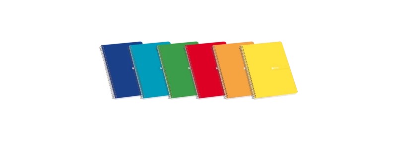 Enri Cuaderno Espiral Tapa Blanda 12º 4x4 80 Hojas - Diseño Practico y Funcional - Tamaño Ideal para Llevar a Todas Partes - Hojas de Alta Calidad - Colores Surtidos