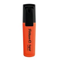 Pelikan Subrayador Textmarker Signal - Punta Biselada de 2.0mm - Tinta de Secado Rapido - Ideal para Resaltar Textos - Color Naranja Fluorescente