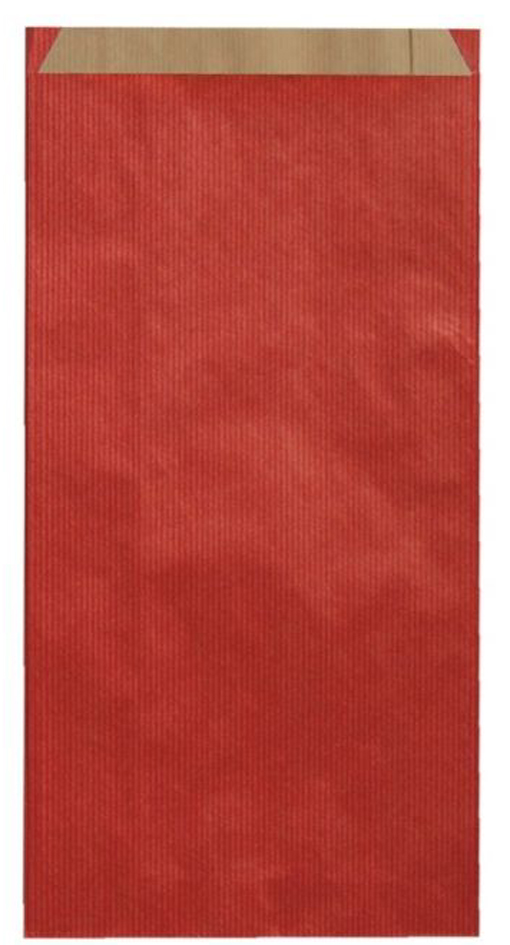 Apli Pack de 250 Sobres Kraft 11x21x5cm - Papel Kraft 50g/m² - Reutilizables y Reciclables - Color Rojo