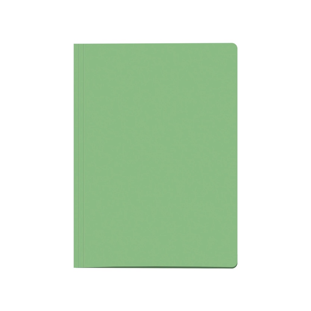 Dohe Pack de 50 Subcarpetas de Cartulina - Tamaño Folio - Ranura para Fastener - Color Verde Claro