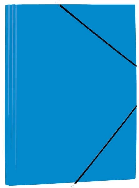 Mariola Carpeta de Polipropileno con Solapas 450 Micras - Formato Folio - Medidas 34x25cm - Cierre con Goma Elastica - Color Azul