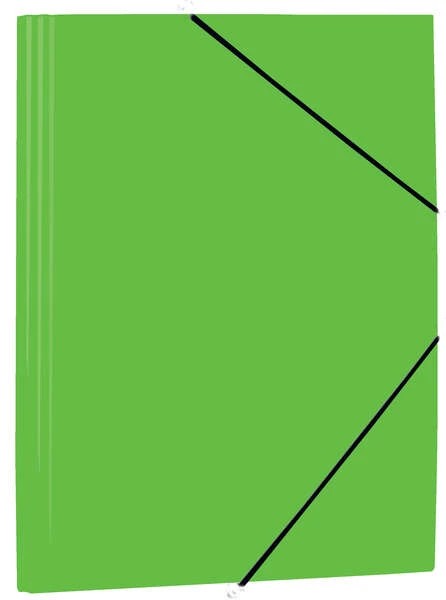 Mariola Carpeta de Polipropileno con Solapas 450 Micras - Formato Folio - Medidas 34x25cm - Cierre con Goma Elastica - Color Verde