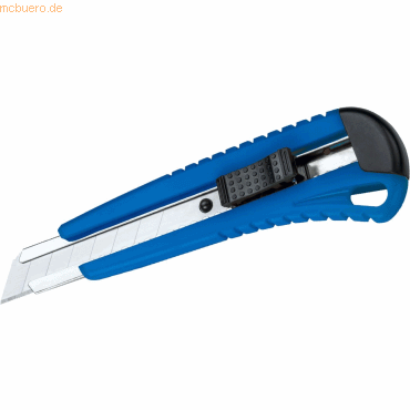 Dahle 10865 Basic Cuter con Cuchilla de 18mm - Mecanismo Automatico de Bloqueo - Guia Metalica