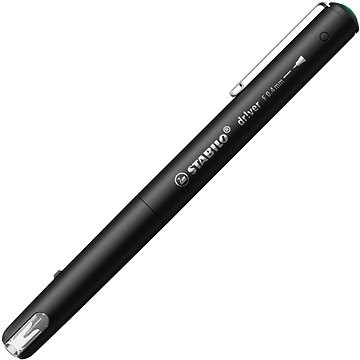 Stabilo Dr!ver Rotulador de Punta Fina 0.4mm - Tinta a Prueba de Manchas, Inodora y con Base al Agua - Fabricado con 94% de Bioplastico - Color Verde