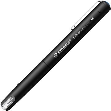 Stabilo Dr!ver Rotulador de Punta Fina 0.4mm - Tinta a Prueba de Manchas, Inodora y con Base al Agua - Fabricado con 94% de Bioplastico - Color Azul
