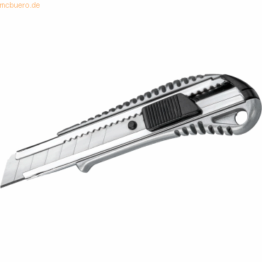 Dahle 10885 Profesional Cuter con Cuchilla de 18mm - Cuerpo Metalico - Mecanismo Automatico de Bloqueo - Guia Metalica