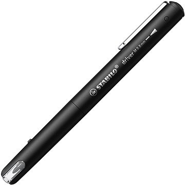 Stabilo Dr!ver Rotulador de Punta Media 0.8mm - Tinta a Prueba de Manchas, Inodora y con Base al Agua - Fabricado con 94% de Bioplastico - Color Negro