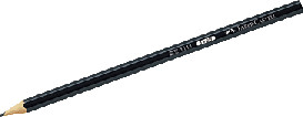 Faber-Castell Castell 1111 Lapiz de Grafito B - Mina Resistente a la Rotura - Cuerpo con Acabado en Negro